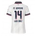 Bayern Munich Luis Diaz #14 Dámské Venkovní Dres 2026-27 Krátkým Rukávem Bayern Munich Luis Diaz #14 Dámské Venkovní Dres 2026-27 Krátkým Rukávem